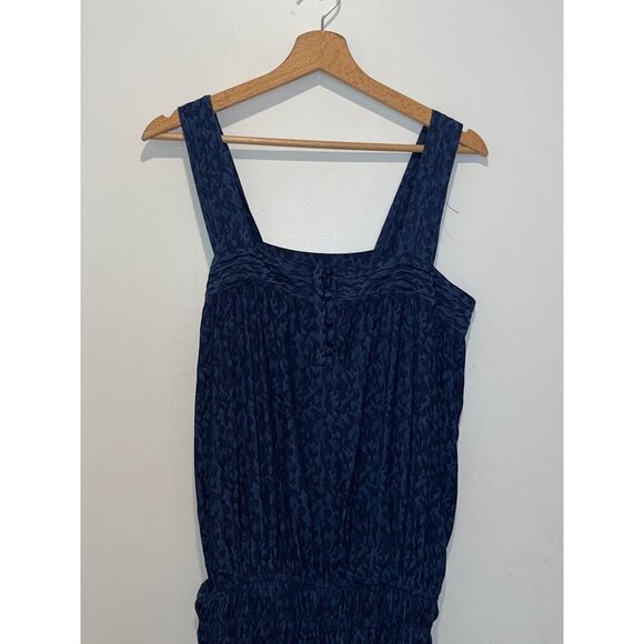 Current Air ANTHROPOLOGIE  Navy Sleeveless  Buttoned Square Neck Mini  Dress S - Picture 3 of 9
